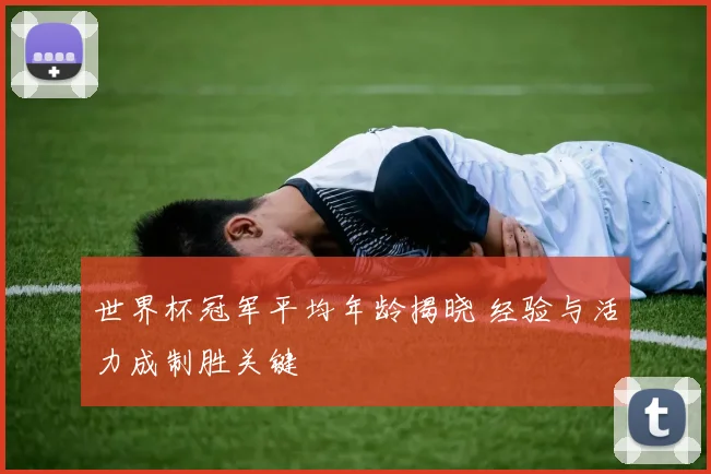 世界杯冠军平均年龄揭晓 经验与活力成制胜关键