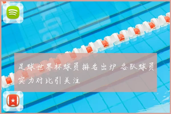 足球世界杯球员排名出炉 各队球员实力对比引关注